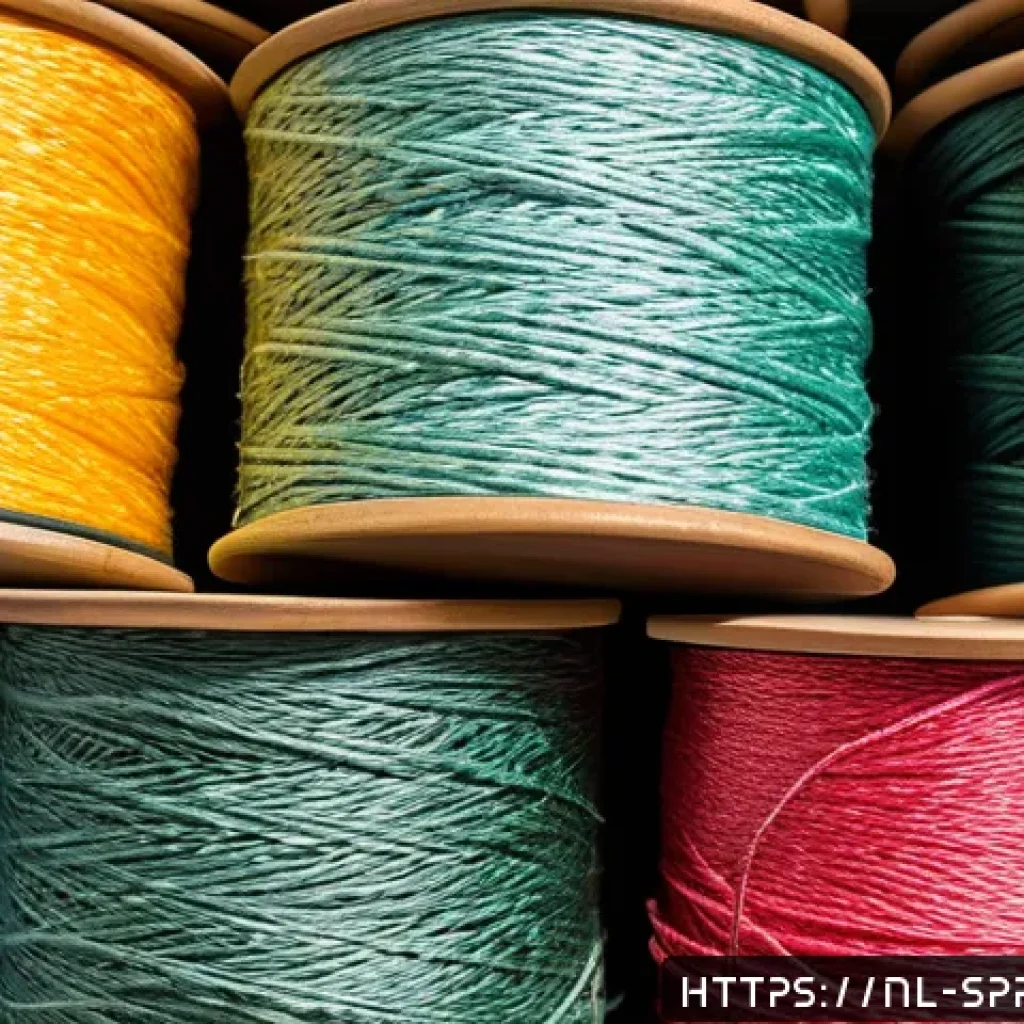 가성비 뛰어난 낚싯줄 추천 - A detailed close-up of modern affordable fishing lines laid out on a wooden fishing table in a Dutch...